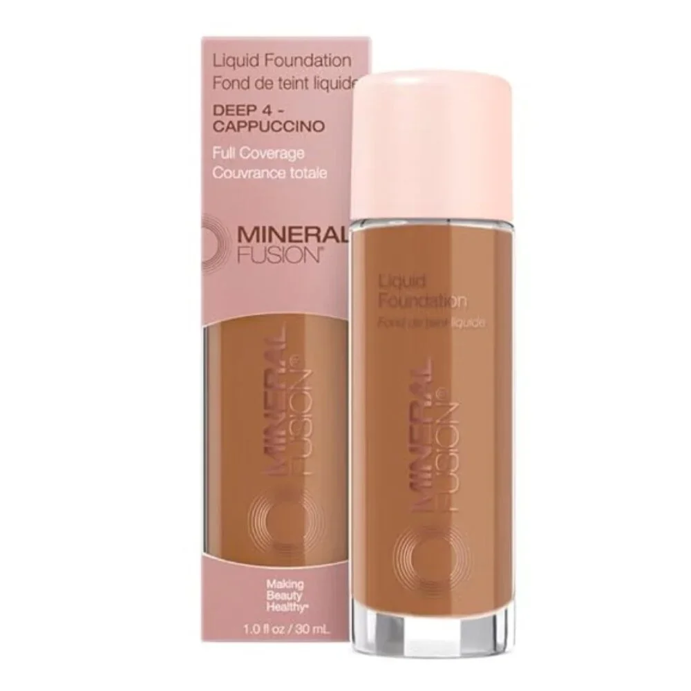 NWT Mineral Fusion Full Coverage Foundation, Deep 4